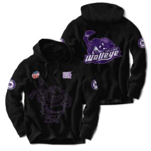 Toledo Walleye x Hockey Fight Cancer 2024 Hoodie