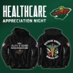 Minnesota Wild x 2025 Healthcare Appreciation Night Premium Limited Waffle Hoodie