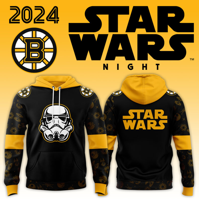 2024 Boston Bruins x Star Wars Night Hoodie