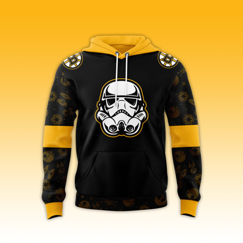 2024 Boston Bruins x Star Wars Night Hoodie - Image 3