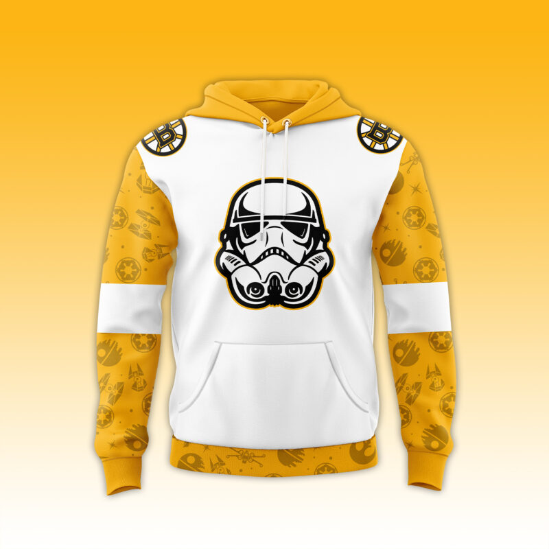 2024 Boston Bruins x Star Wars Night Hoodie - Image 3