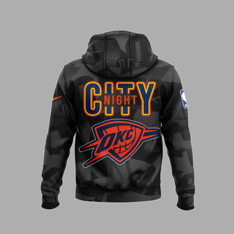 Limited edition hoodie for fans of the Oklahoma City Thunder baskeTSall team - Image 3