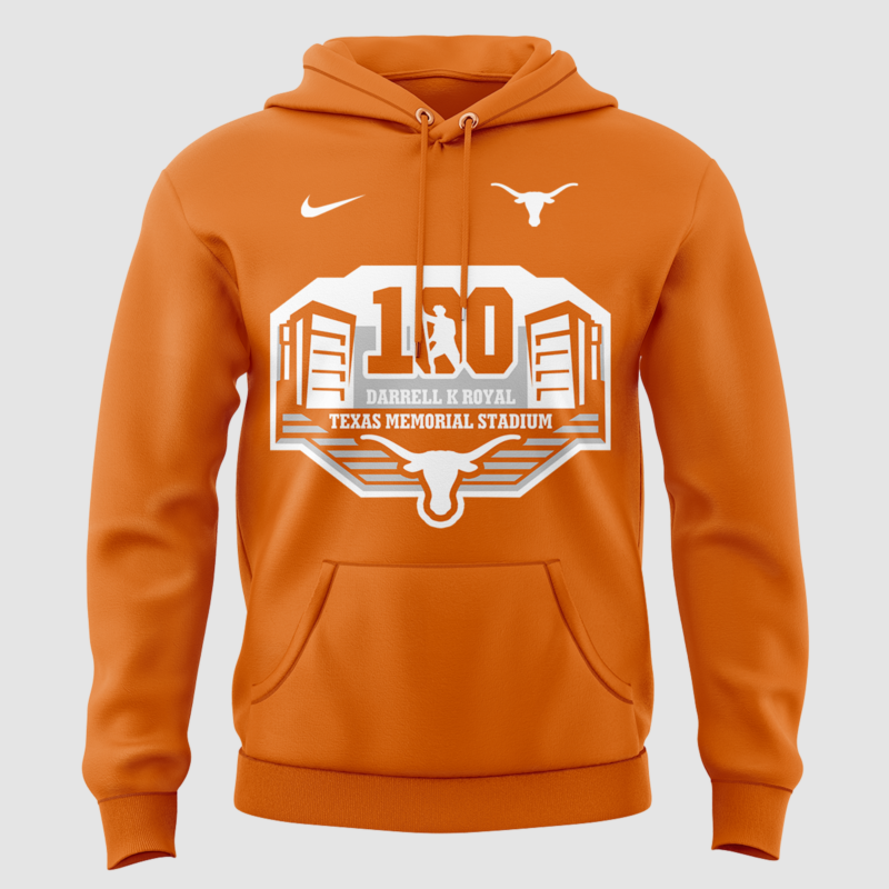 Celebrating 100 years of Darrell K Royal-Texas Memorial Stadium Hoodie - Image 2