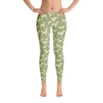 Dogs On The Run Leggings, Yoga Dog's Womens Legging, Women's Dog Lover Pants, Ladies Dogs Lover Legging's Pattern, Funny Trendy Gift
