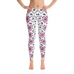 I Heart Dogs Leggings, Yoga Dog's Womens Legging, Women's Dog Lover Pants, Ladies Dogs Lover Legging's Pattern, Funny Trendy Gift