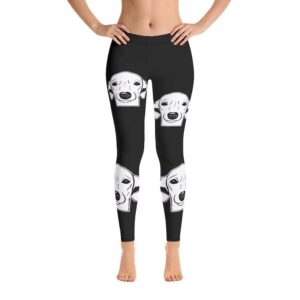 White Italian Greyhound Leggings, Yoga Dog's Womens Legging, Women's Dog Lover Pants, Ladies Dogs Lover Legging's Pattern, Funny Trendy Gift
