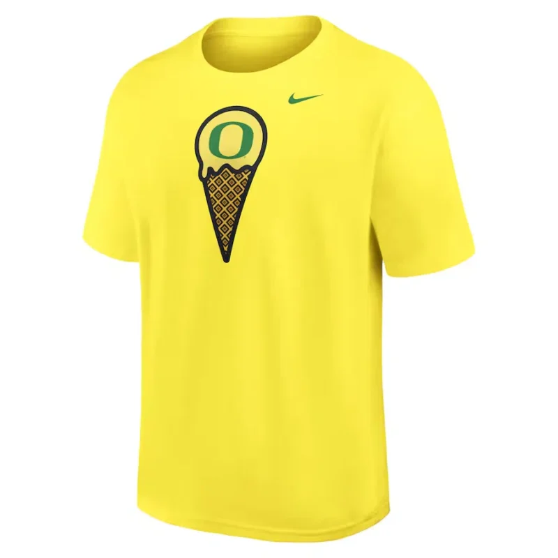 Yellow Oregon Ducks Max 90 T-Shirt - Image 2