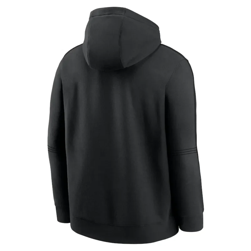 Black Oregon Ducks Club Pullover Hoodie - Image 3