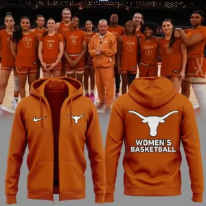 Limited Edition Texas Women's Basketball Zip Hoodie 2025