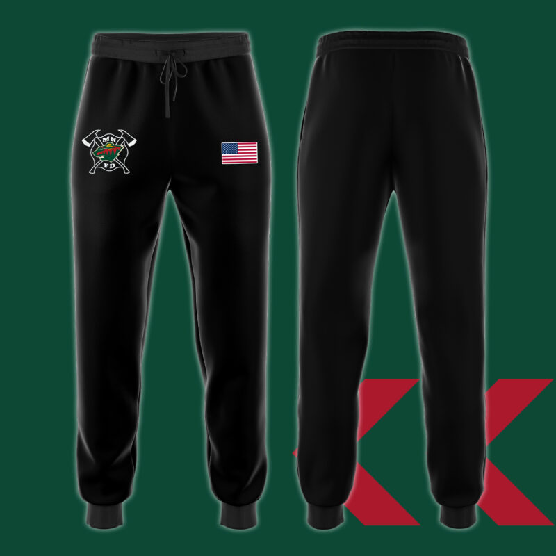 Women’s Minnesota Wild x 2024 Firefighter Appreciation Night Premium Limited Pullover Hoodie - Image 2