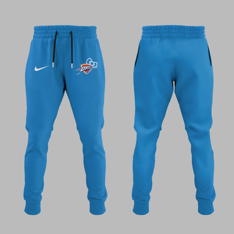 Special New Oklahoma City Thunder x Hello Kitty Tshirt 2024 - Image 5