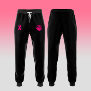 Edmonton Oilers 2024 NHL Breast Cancer Awareness Month Jogger