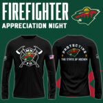 Minnesota Wild x 2024 Firefighter Appreciation Night Premium Limited Long Sleeve Shirt