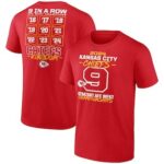 Men's Nike Red Kansas City Chiefs 2024 AFC West Division Champions Locker Room Trophy Collection Tee