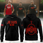 Limited Edition JESUS WON Black Hoodie 2024
