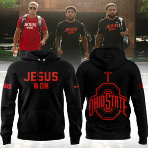 Limited Edition JESUS WON Black Hoodie 2024