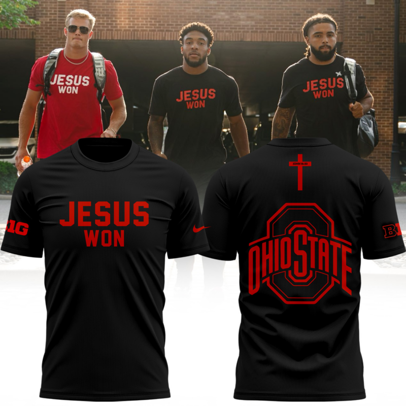 Limited Edition JESUS WON Black TShirt 2024