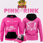 North Bay Battalion x Pink in the Rink Night 2024 Pullover Hoodie