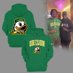 Oregon Ducks, Oregon Ducks Football Hoodie Logo 1976