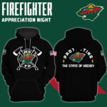 Women’s Minnesota Wild x 2024 Firefighter Appreciation Night Premium Limited Pullover Hoodie
