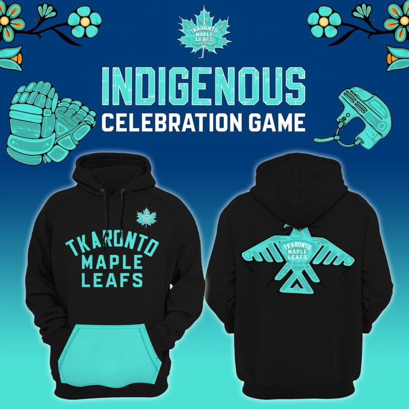 Women’s Toronto Maple Leafs 2024 Indigenous Heritage Night Premium Limited Pullover Hoodie