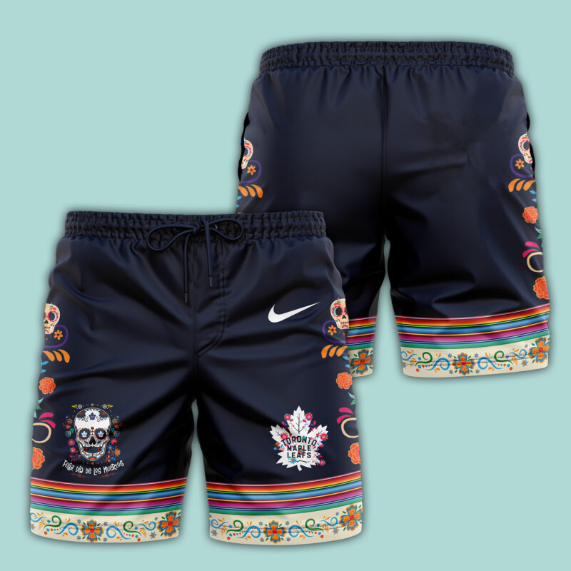 Toronto Maple Leafs 2024 NHL Dia De Los Muertos Premium Limited Tee - Image 4