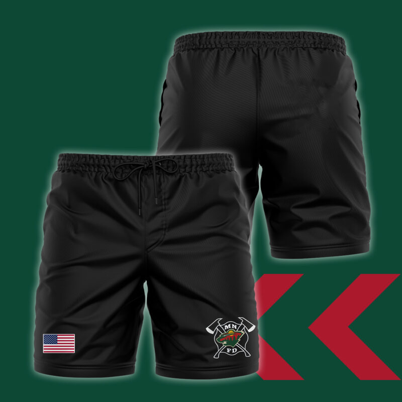 Minnesota Wild x 2024 Firefighter Appreciation Night Premium Limited Tee v2 - Image 3