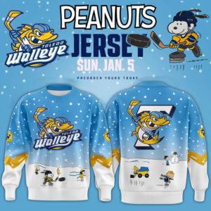 Toledo Walleye x Peanuts Night Limited Edition Sweatshirt
