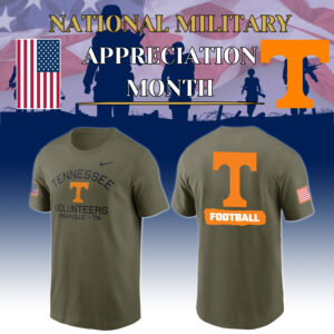Men's Nike Olive Tennessee Volunteers 2024 Military Appreciation Performance Shirt