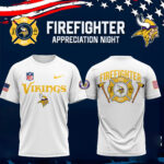 Minnesota Vikings x 2024 Firefighter Appreciation Night Premium Limited Tee