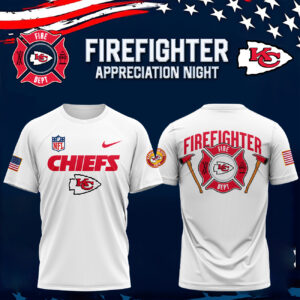 Kansas City Chiefs x 2024 Firefighter Appreciation Night Premium Limited Tee