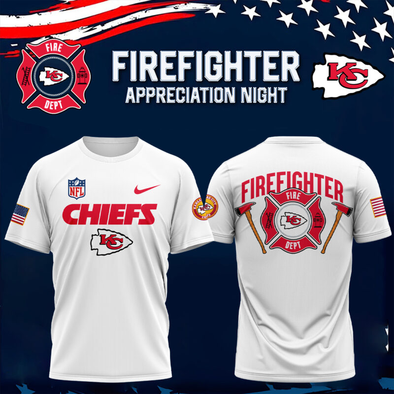 Kansas City Chiefs x 2024 Firefighter Appreciation Night Premium Limited Tee