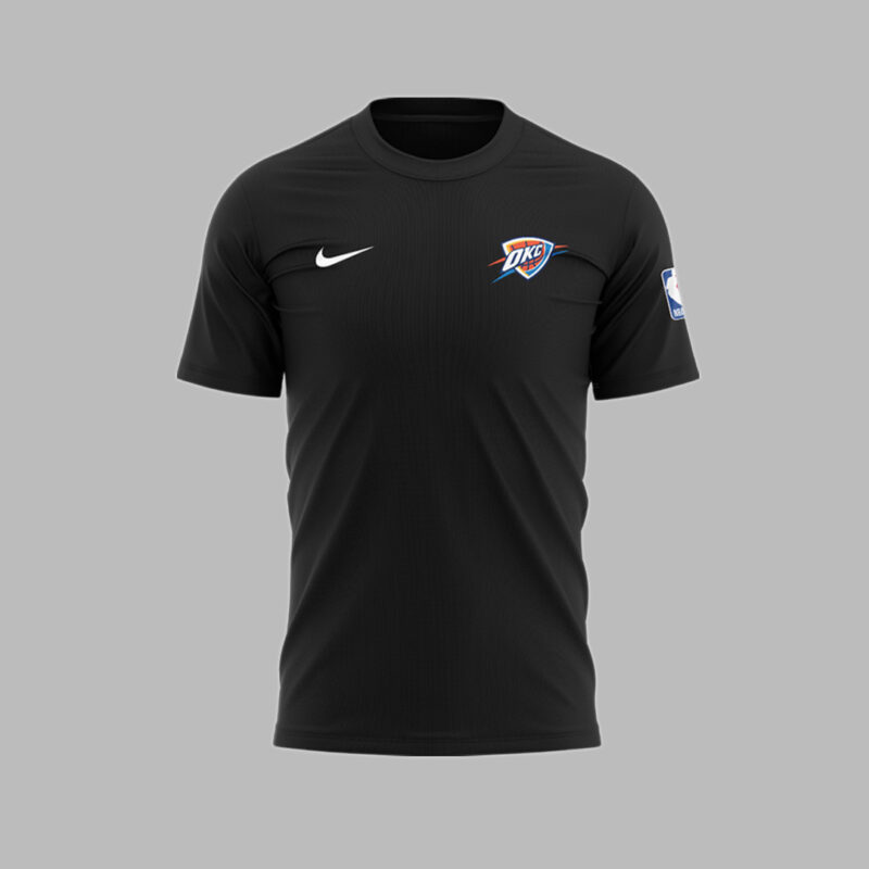 Special new_Black Oklahoma City Thunder T-Shirt - Image 2