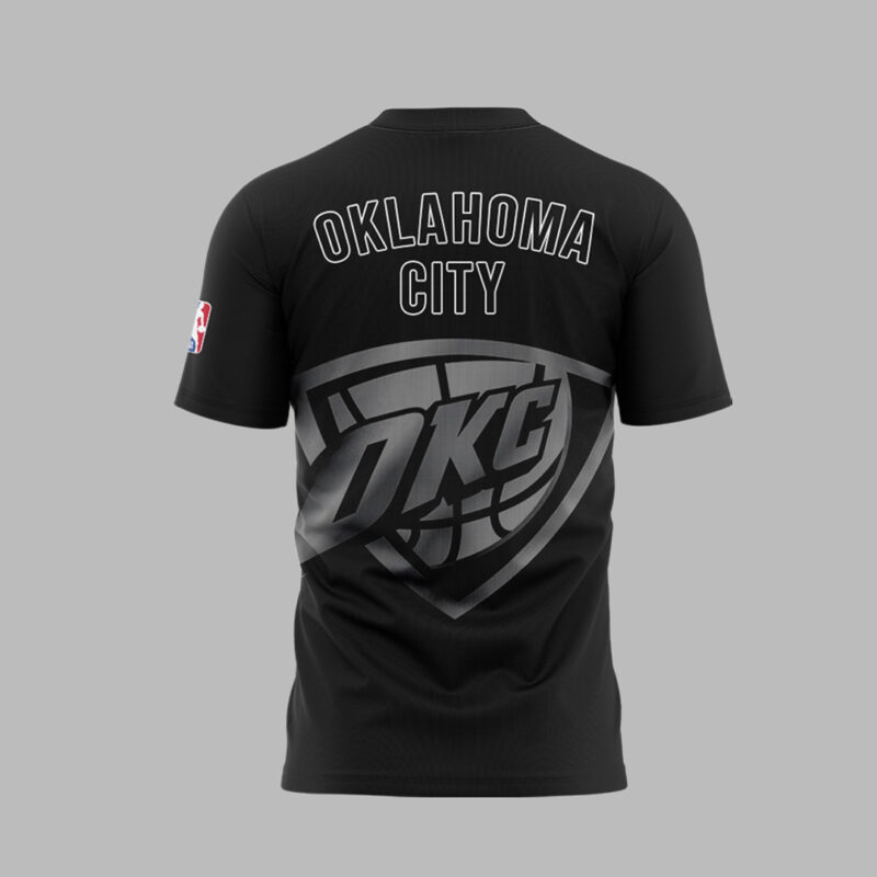 Special new_Black Oklahoma City Thunder T-Shirt - Image 3