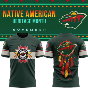 Minnesota Wild 2024 Native American Heritage Month Premium Limited Tee