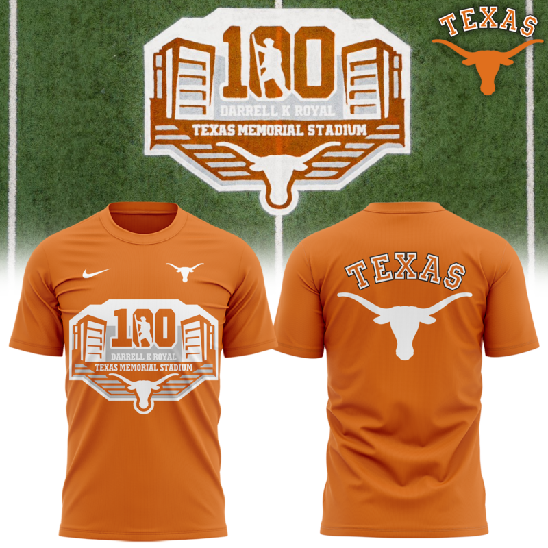 Celebrating 100 years of Darrell K Royal-Texas Memorial Stadium Tshirt