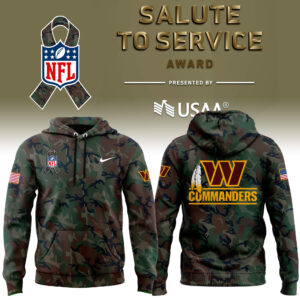 Washington Commanders NFL Salute to Service 2024 Hoodie