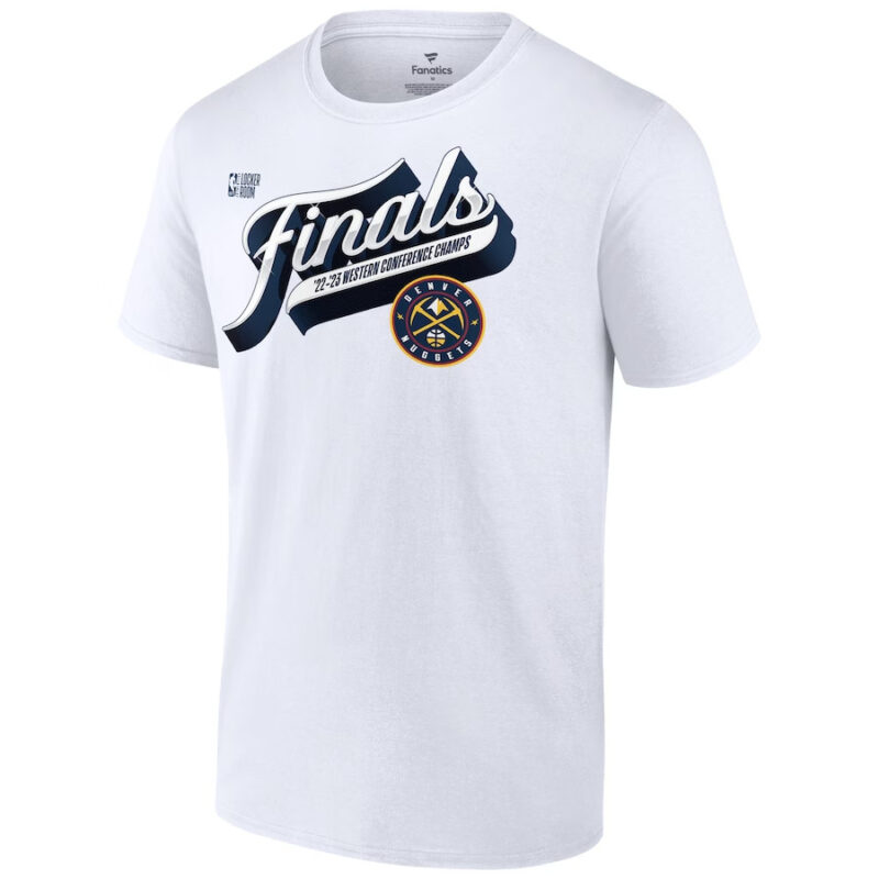 Denver Nuggets Conference Champions Locker Room Baseline Graphic T-Shirt - Image 2