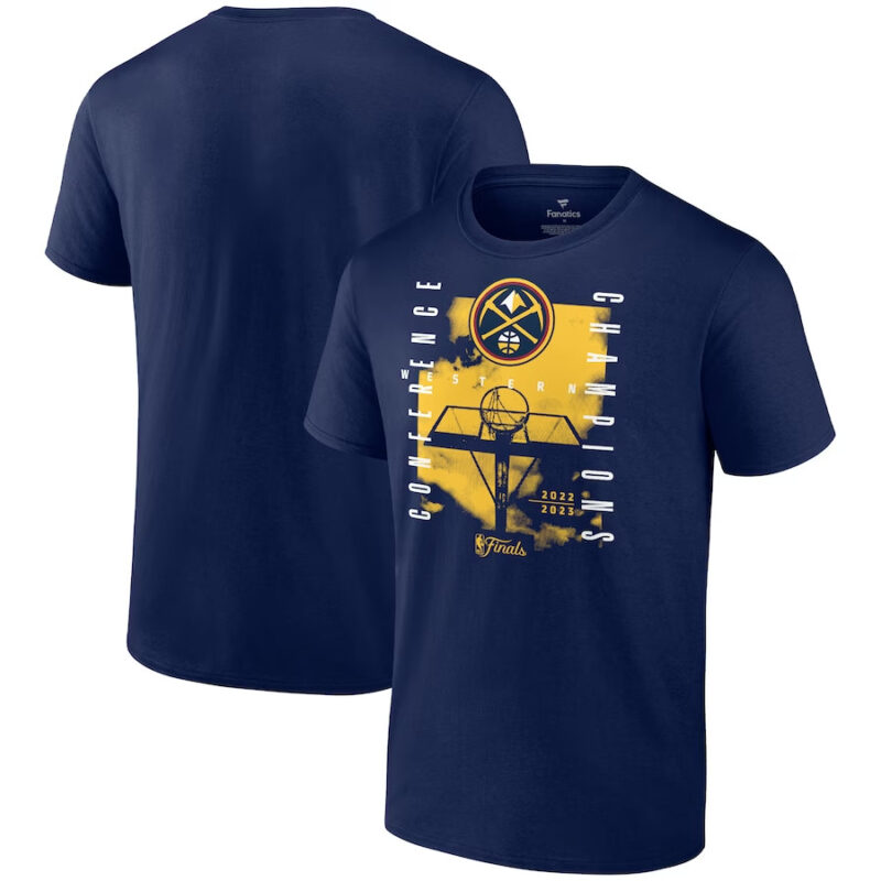 Denver Nuggets Conference Champions Free Throw Graphic T-Shirt