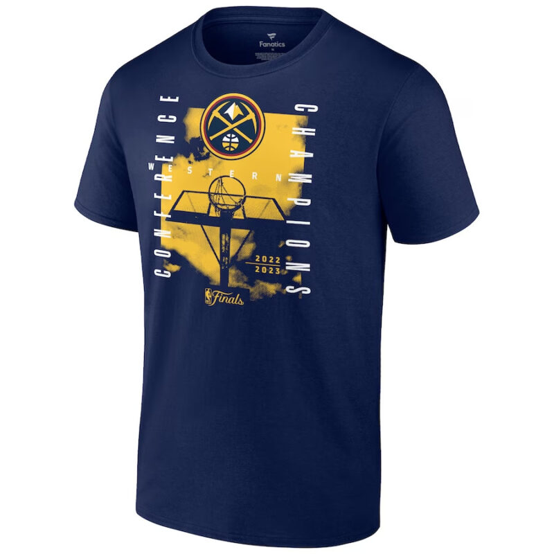 Denver Nuggets Conference Champions Free Throw Graphic T-Shirt - Image 2