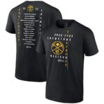 Denver Nuggets Conference Champions Locker Room Baseline Graphic T-Shirt