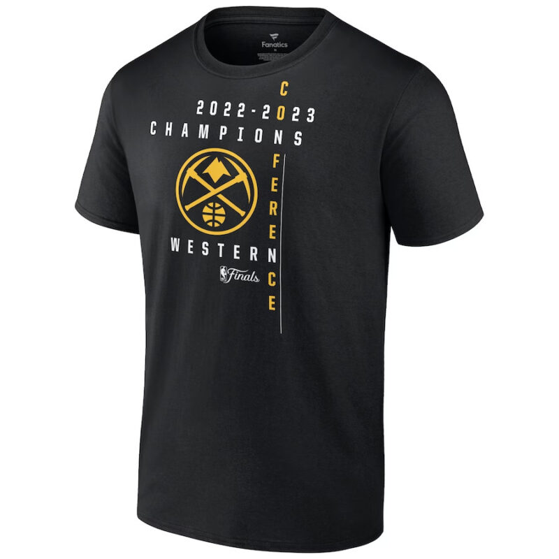 Denver Nuggets Conference Champions Locker Room Baseline Graphic T-Shirt - Image 3