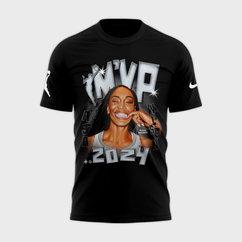 A'ja Wilson MVP 2024 Shirt - Image 2