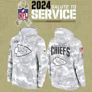 Kansas City Chiefs Arctic Camo 2024 Salute to Service Hoodie
