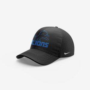 Men's New Era Black Detroit Lions Momentum 9FORTY Adjustable Hat