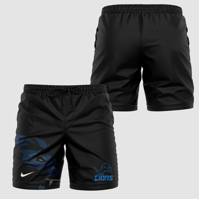 Men's Pro Standard Black Detroit Lions Mash Up T-Shirt V2 - Image 2