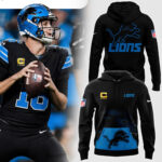 Men's Fanatics Black Detroit Lions Alternate Helmet Pullover Hoodie V2