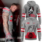Men's Ohio State Buckeyes Nike Gray Game Hoodie