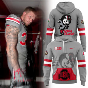 Men's Ohio State Buckeyes Nike Gray Game Hoodie