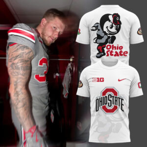 Men's Ohio State Buckeyes Nike White Game Shirt